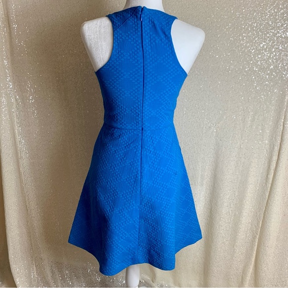 Banana Republic Factory Bright Blue Sleeveless A-Line Dress Size 2 - Picture 3 of 7